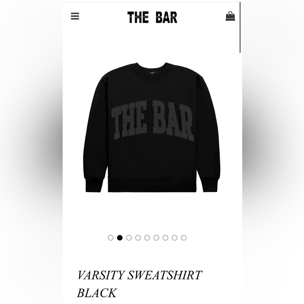 The Bar Varsity Sweatshirt